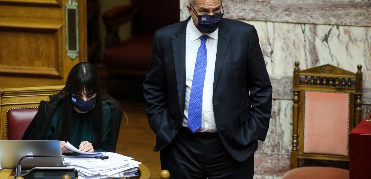 Ο Μάκης Βορίδης στη Βουλή