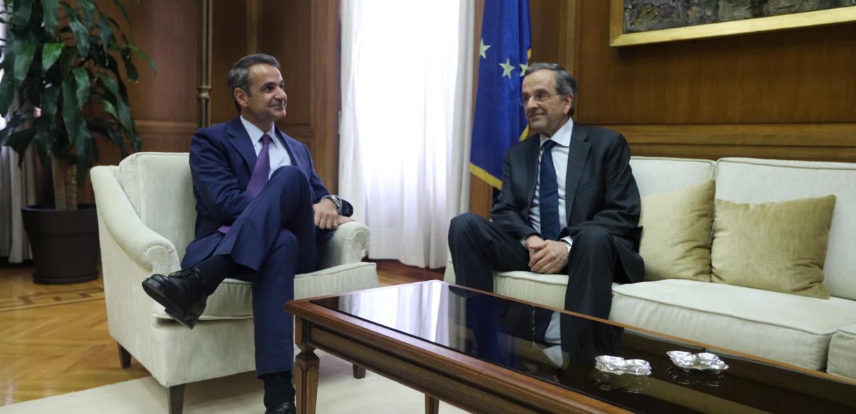 Αντώνης Σαμαράς και Κυριάκος Μητσοτάκης