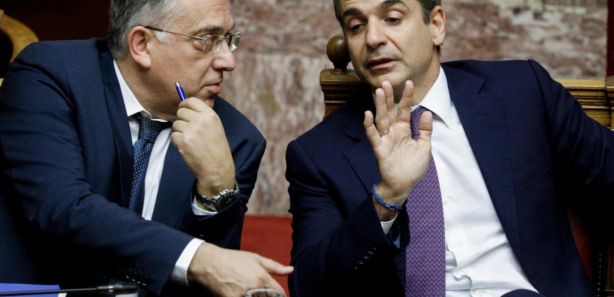 Τάκης Θεοδωρικάκος και Κυριάκος Μητσοτάκης