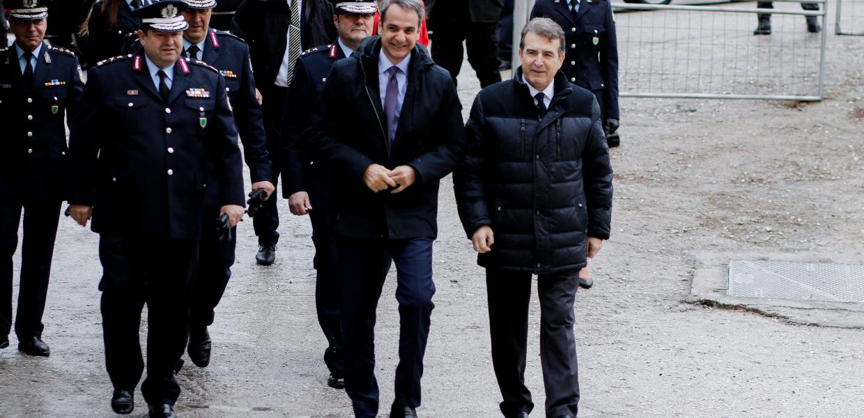 Μιχάλης Χρυσοχοΐδης και Κυριάκος Μητσοτάκης