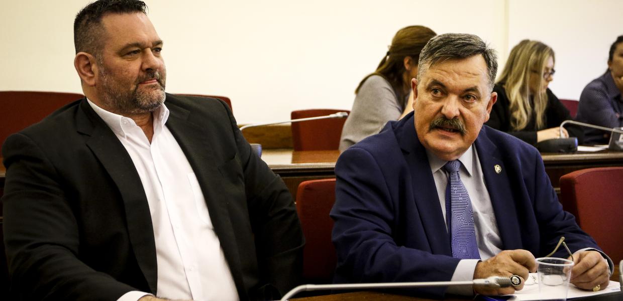 Χρήστος Παππάς και Γιάννης Λαγός
