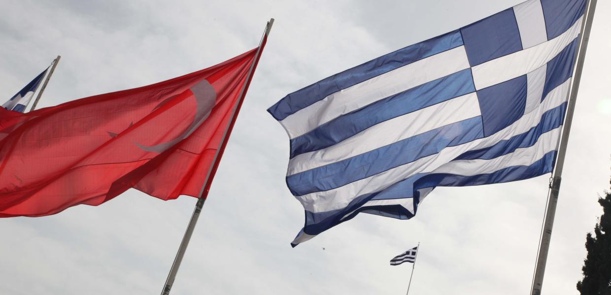 Σημαίες Ελλάδα και Τουρκία
