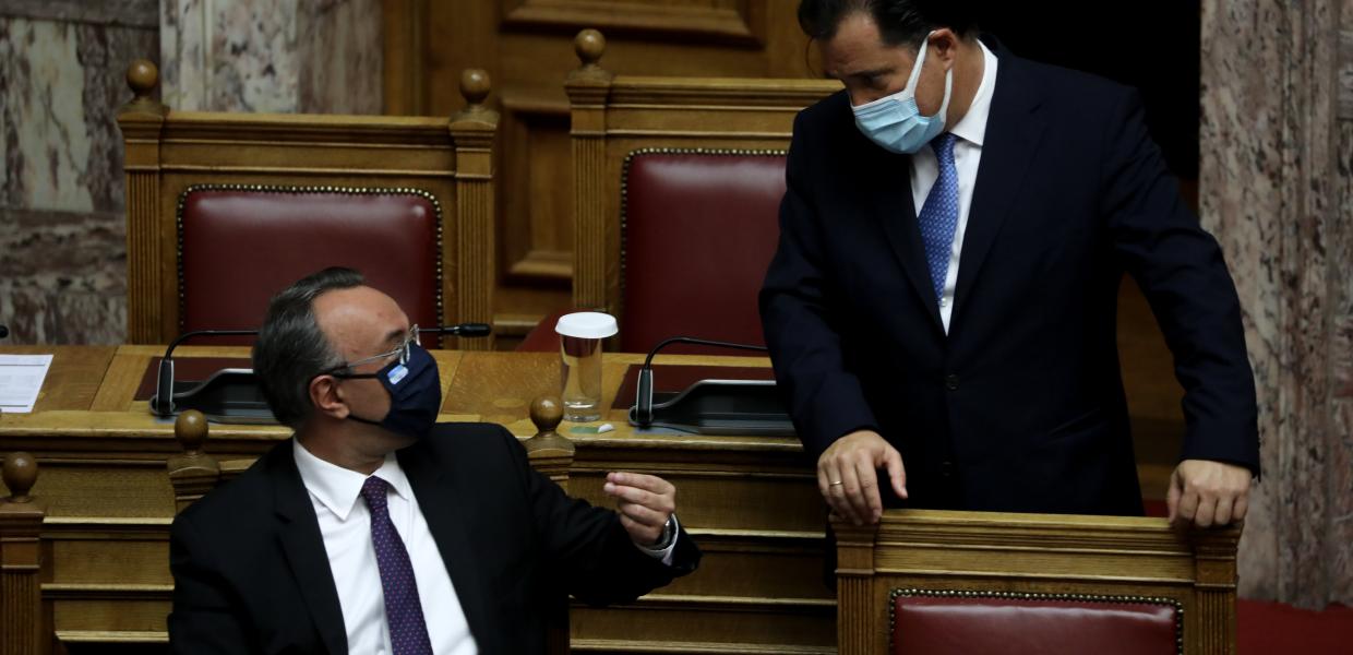 Ο Χρήστος Σταϊκούρας και ο Άδωνις Γεωργιάδης