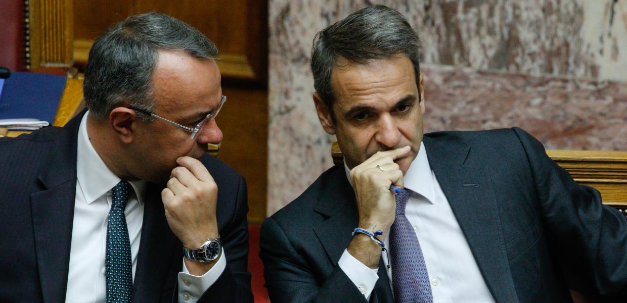 Χρήστος Σταϊκούρας και Κυριάκος Μητσοτάκης