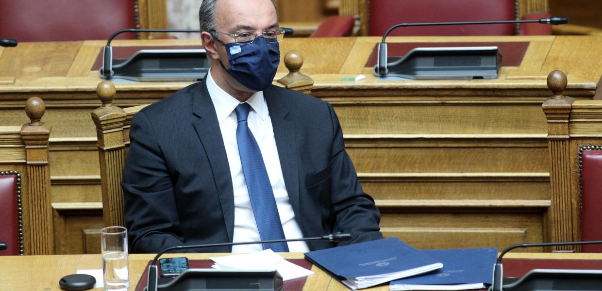 Ο Χρήστος Σταϊκούρας στη Βουλή