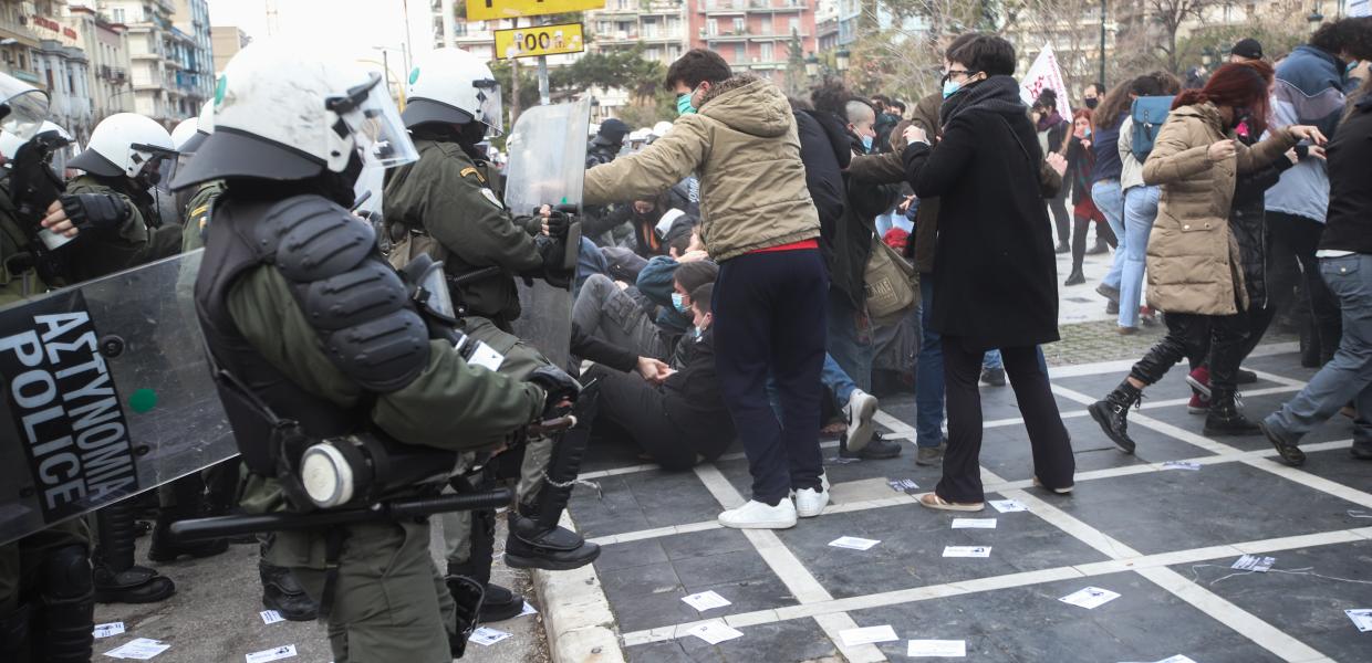 Θεσσαλονίκη χημικά αστυνομία
