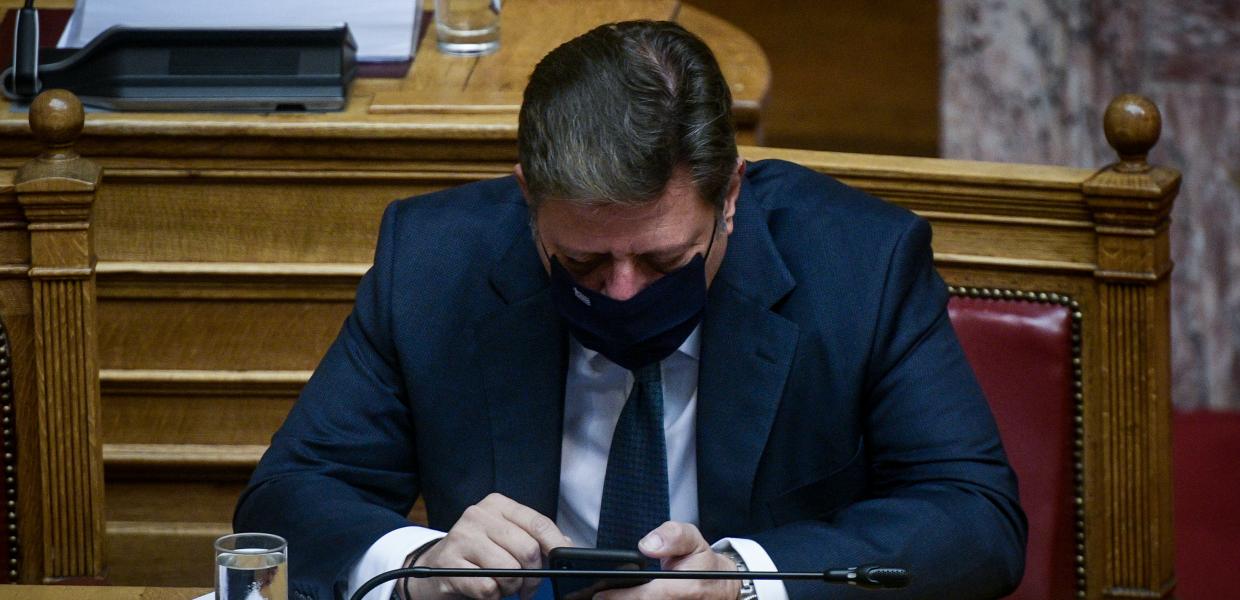 Ο Μιλιτιάδης Βαρβιτσιώτης στη Βουλή