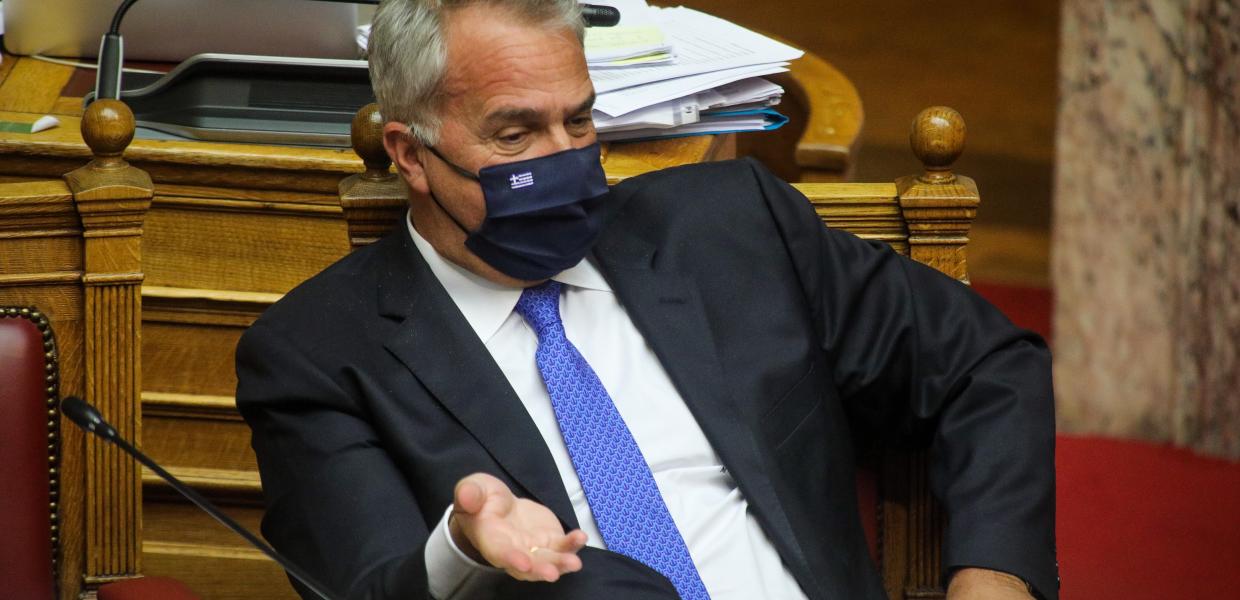 Ο Μάκης Βορίδης στη Βουλή
