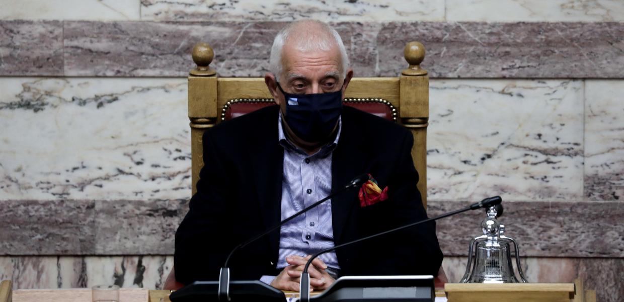 Ο Νικήτας Κακλαμάνης στη Βουλή