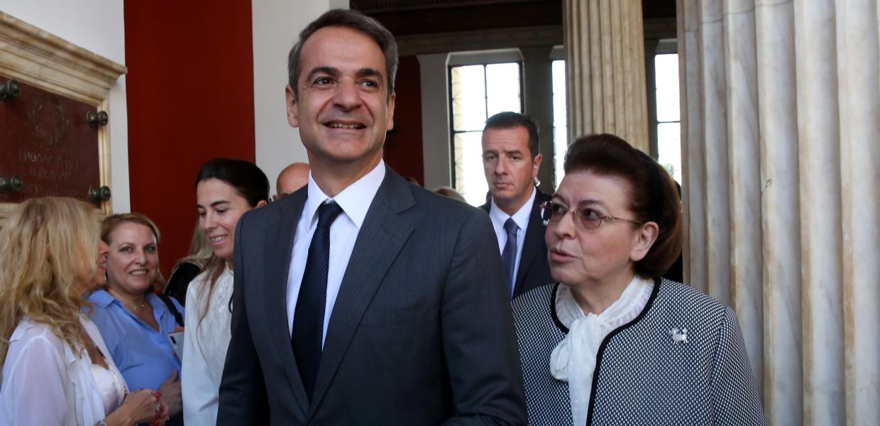 Κυριάκος Μητσοτάκης και Λίνα Μενδώνη