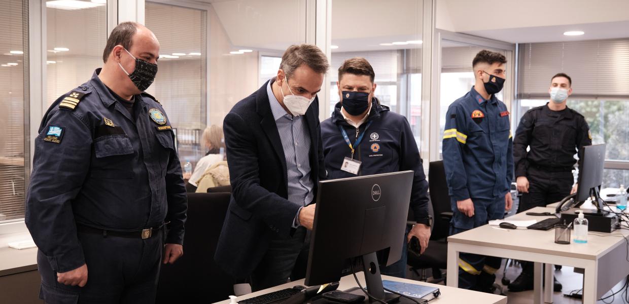 Κυριάκος Μητσοτάκης και Νίκος Χαρδαλιάς