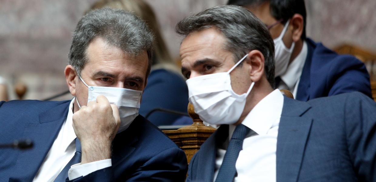 Κυριάκος Μητσοτάκης και Μιχάλης Χρυσοχοΐδης