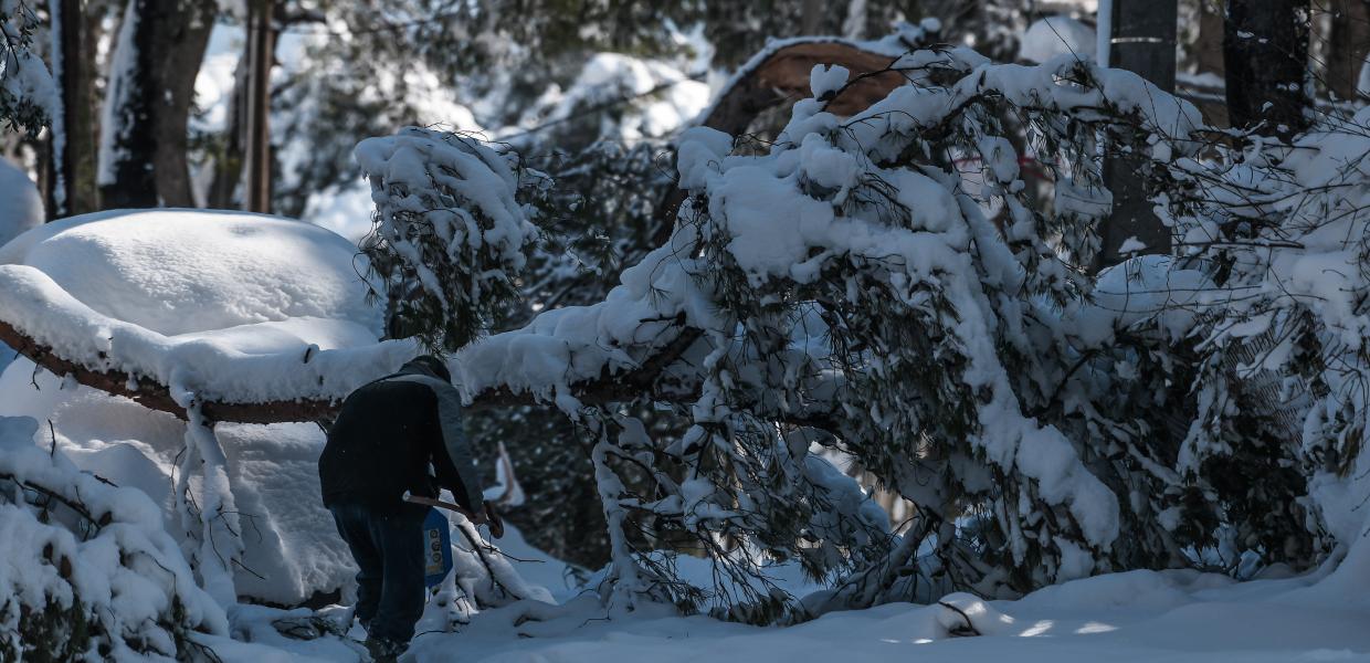 χιόνι κρύο καιρός κακοκαιρία