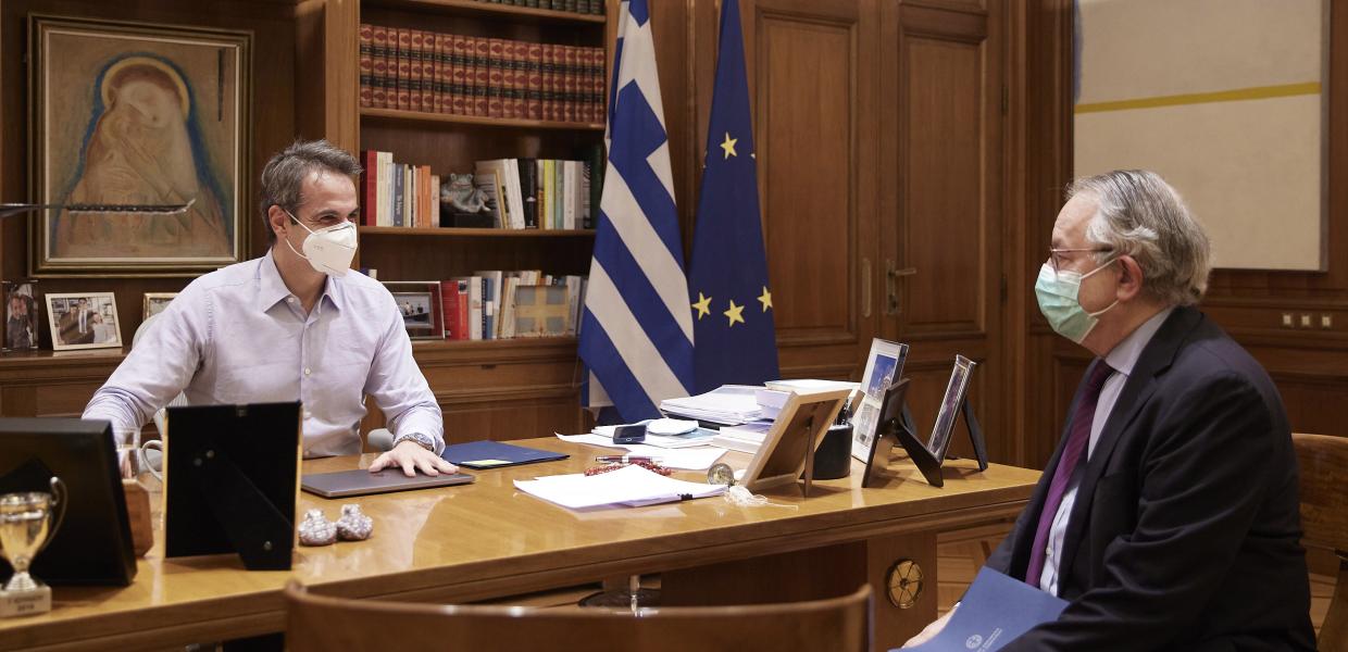 Νίκος Αλιβιζάτος και Κυριάκος Μητσοτάκης