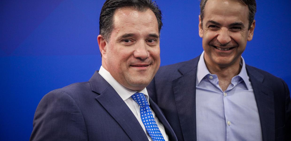 Άδωνις Γεωργιάδης και Κυριάκος Μητσοτάκης