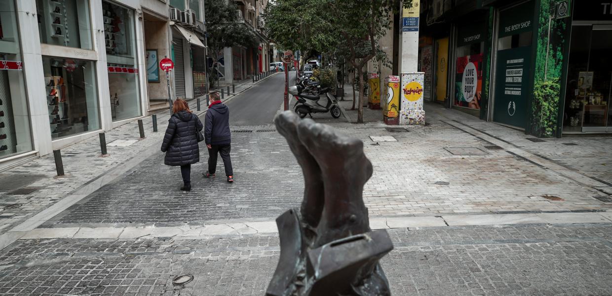 Αθήνα εν μέσω lockdown