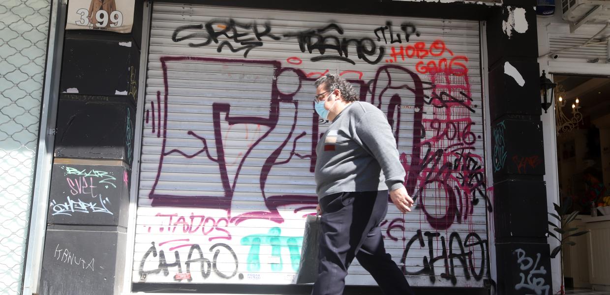 Στιγμιότυπο από το lockdown στη Θεσσαλονίκη