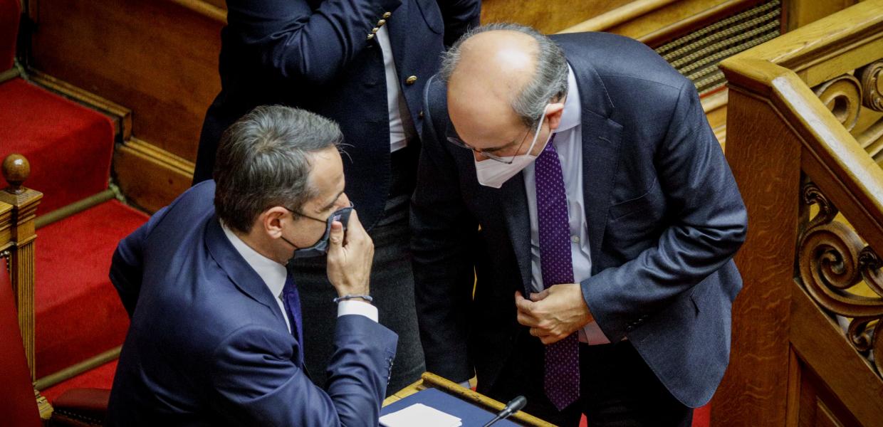 Κυριάκος Μητσοτάκης και Κωστής Χατζηδάκης