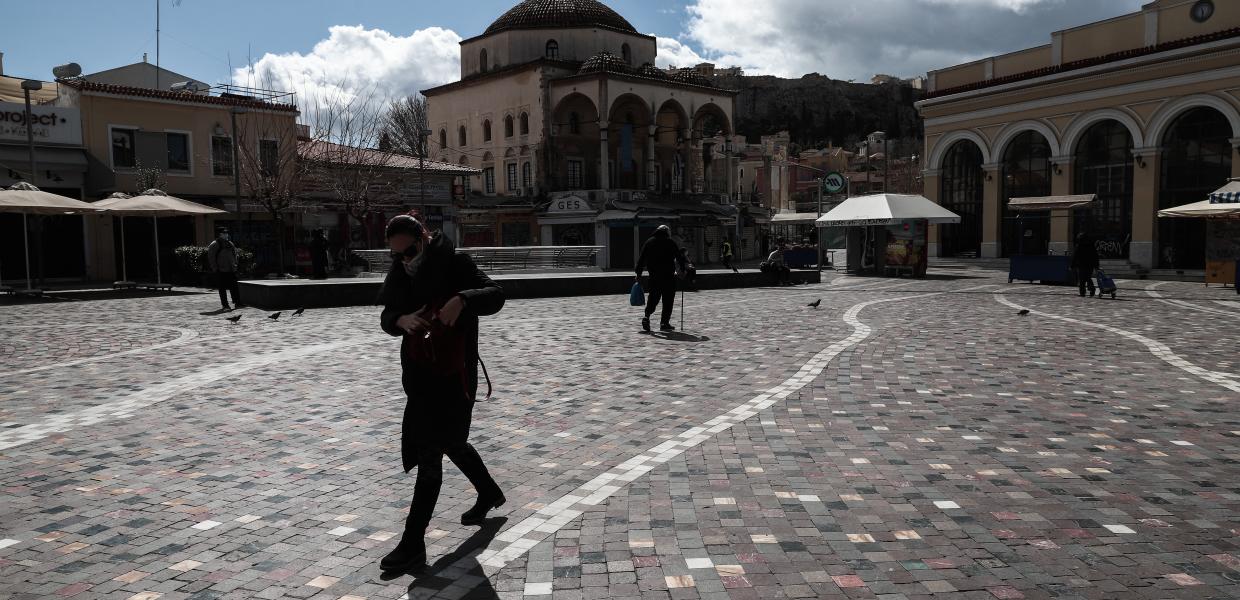 Lockdown στην Αθήνα και στο Μοναστηράκι