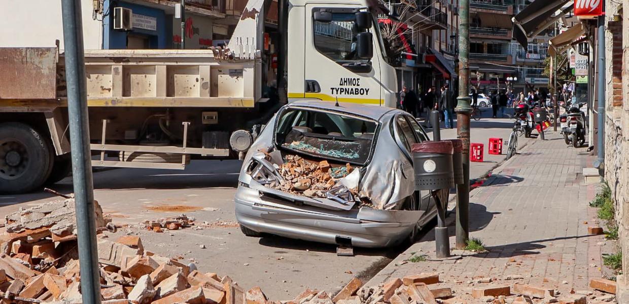 Ζημιές στο Μεσοχώρι από τον σεισμό