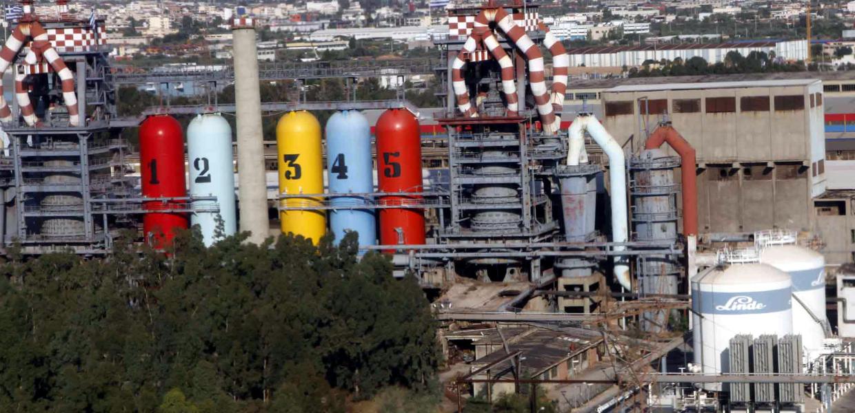 Το εργοστάσιο στη Χαλυβουργική