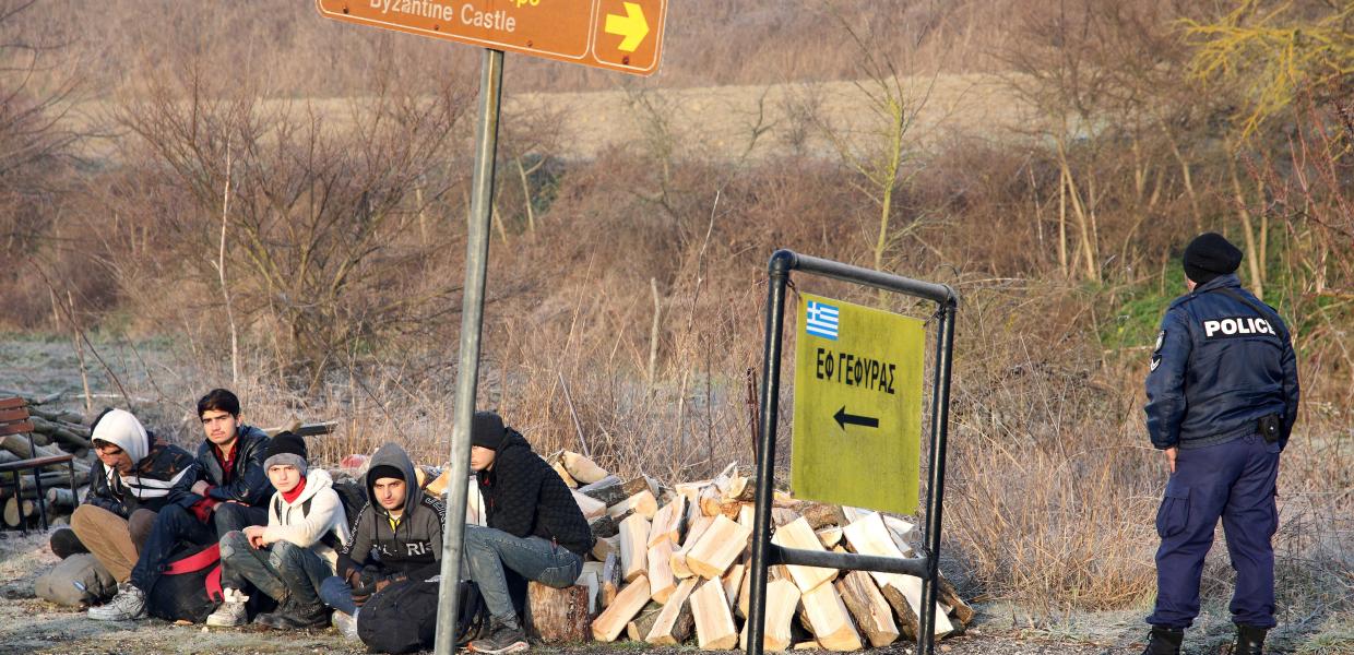 Σύλληψη μεταναστών στα σύνορα του Έβρου