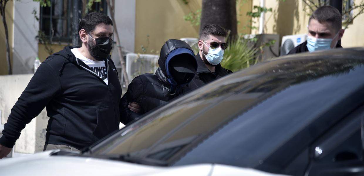 Ο Μένιος Φουρθιώτης κατά τη διάρκεια της σύλληψης