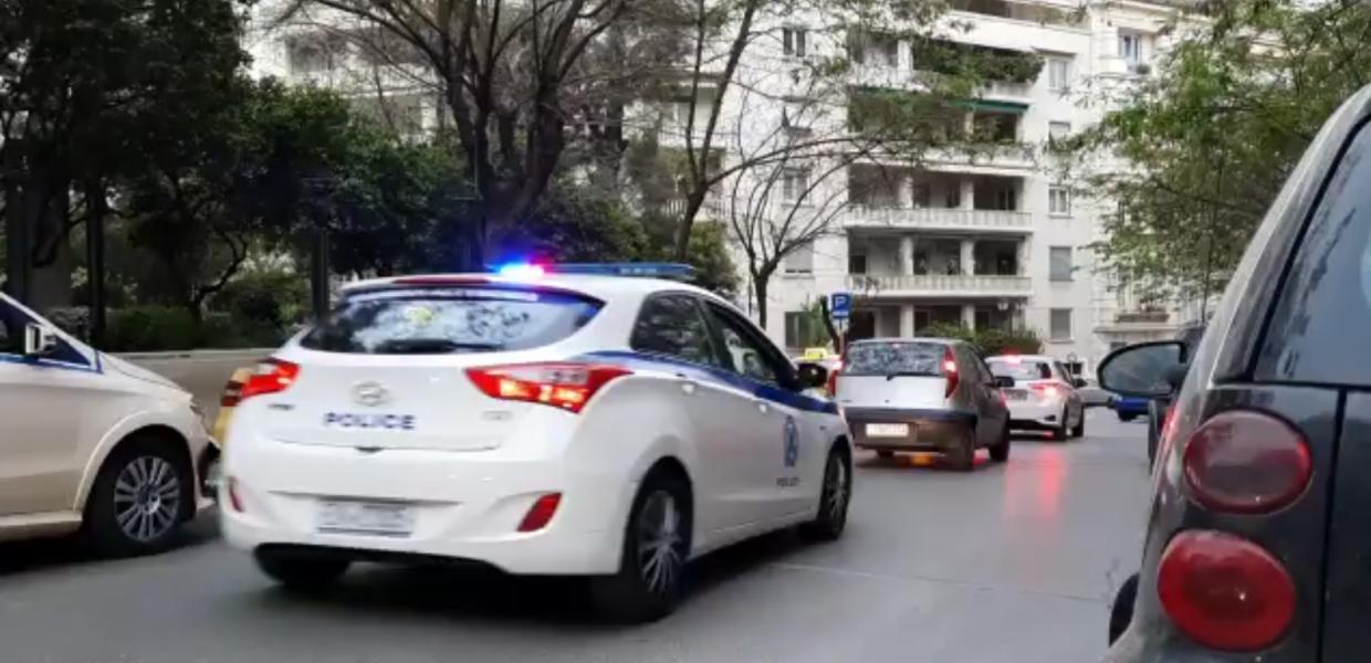 Περιπολικό στο Κολωνάκι