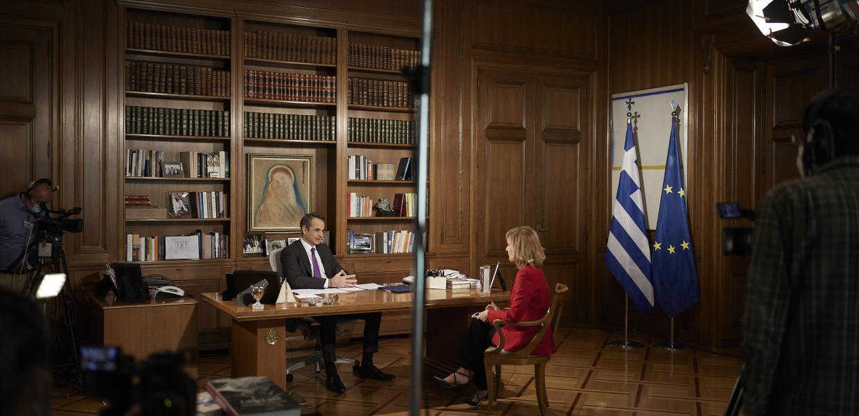 Κυριάκος Μητσοτάκης και Μάρα Ζαχαρέα