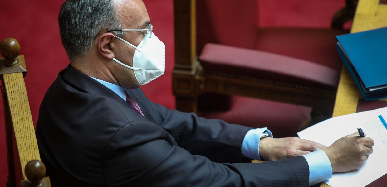 Ο Χρήστος Σταϊκούρας στη Βουλή