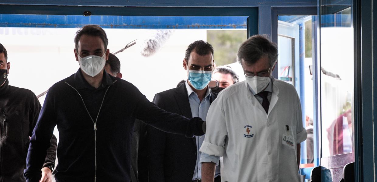 Κυριάκος Μητσοτάκης και Σωτήρης Τσιόδρας