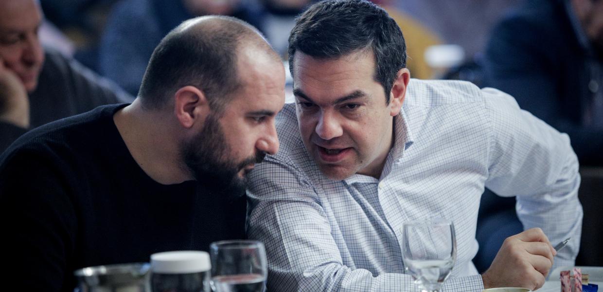 Αλέξης Τσίπρας και Δημήτρης Τζανακόπουλος στην Κεντρική Επιτροπή του ΣΥΡΙΖΑ