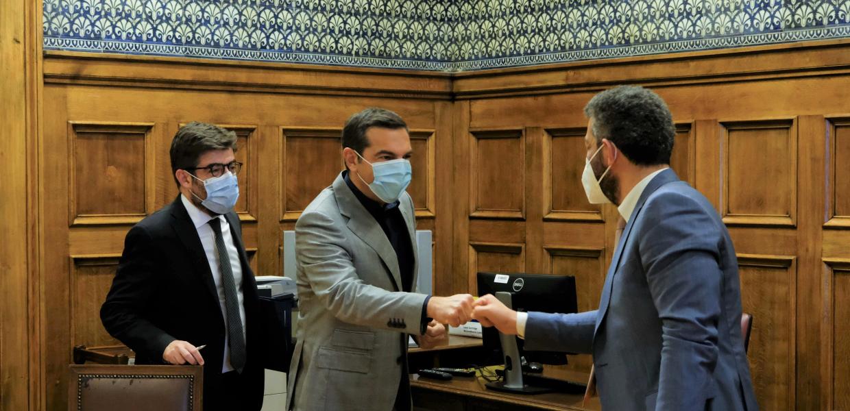 Ο Αλέξης Τσίπρας με την Ένωση Δικαστών και Εισαγγελέων