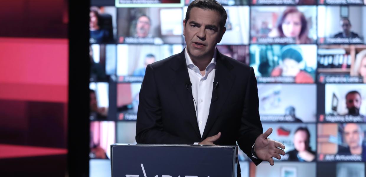 Ο Αλέξης Τσίπρας στην παρουσίαση του προγράμματος για την οικονομία