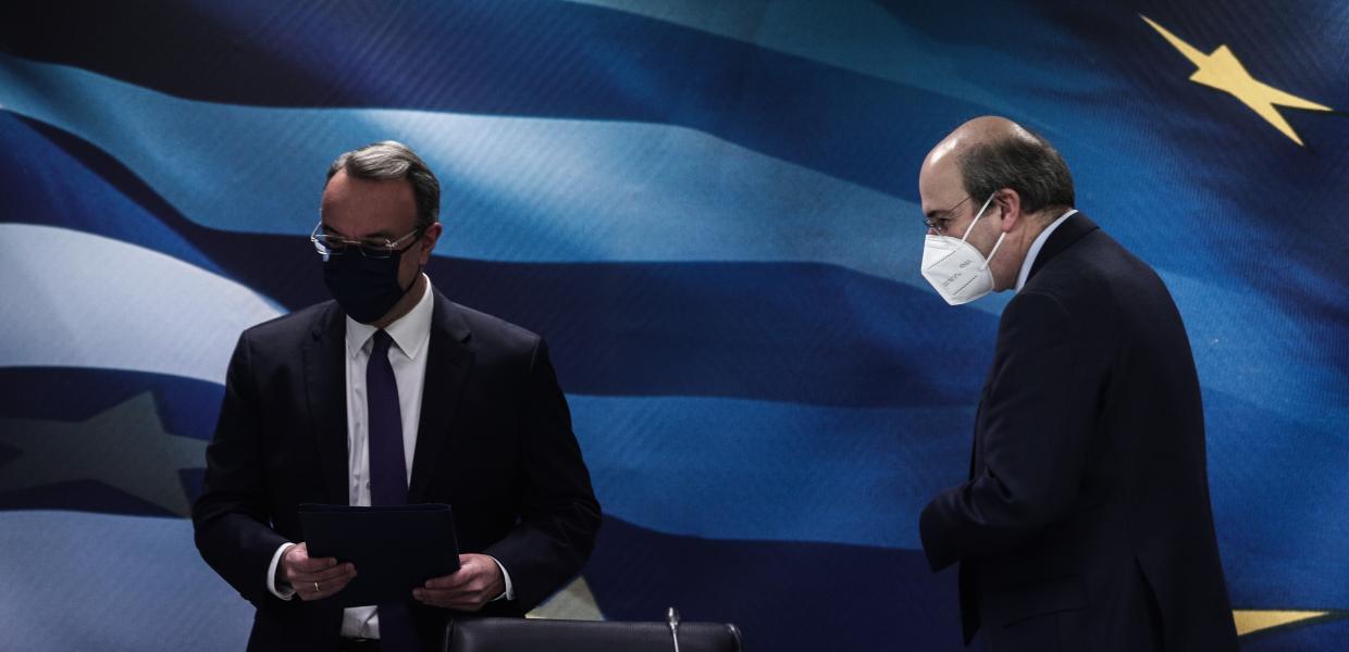 Χρήστος Σταϊκούρας και Κωστής Χατζηδάκης 