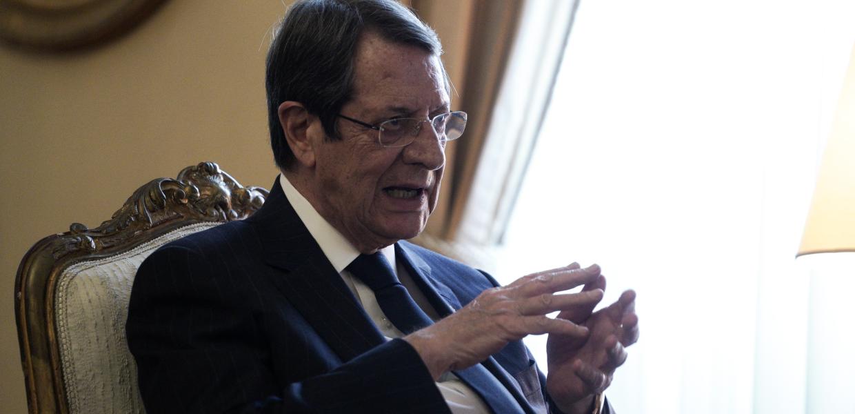 Ο Νίκος Αναστασιάδης στο Προεδρικό Μέγαρο