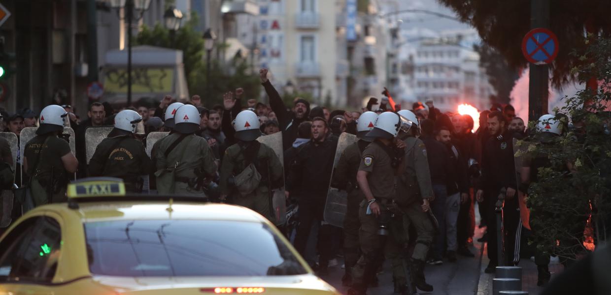 ΜΑΤ στην Ομόνοια
