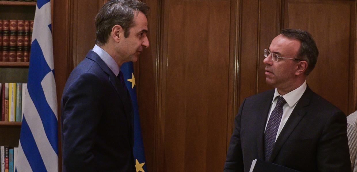 Κυριάκος Μητσοτάκης και Χρήστος Σταϊκούρας