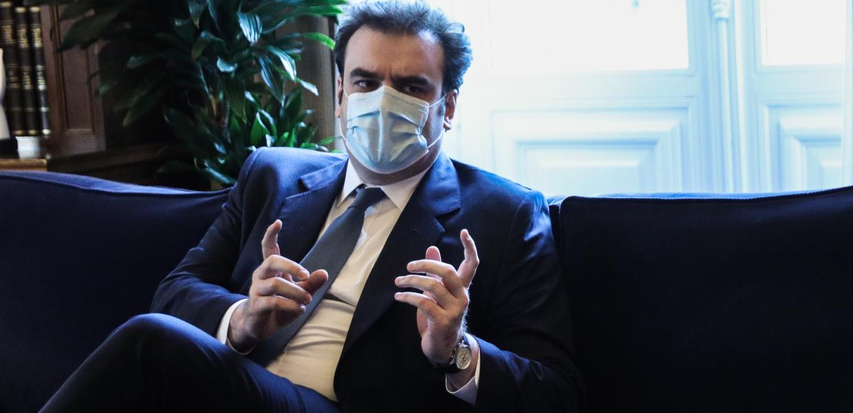 Ο Κυριάκος Πιερρακάκης στο Προεδρικό Μέγαρο