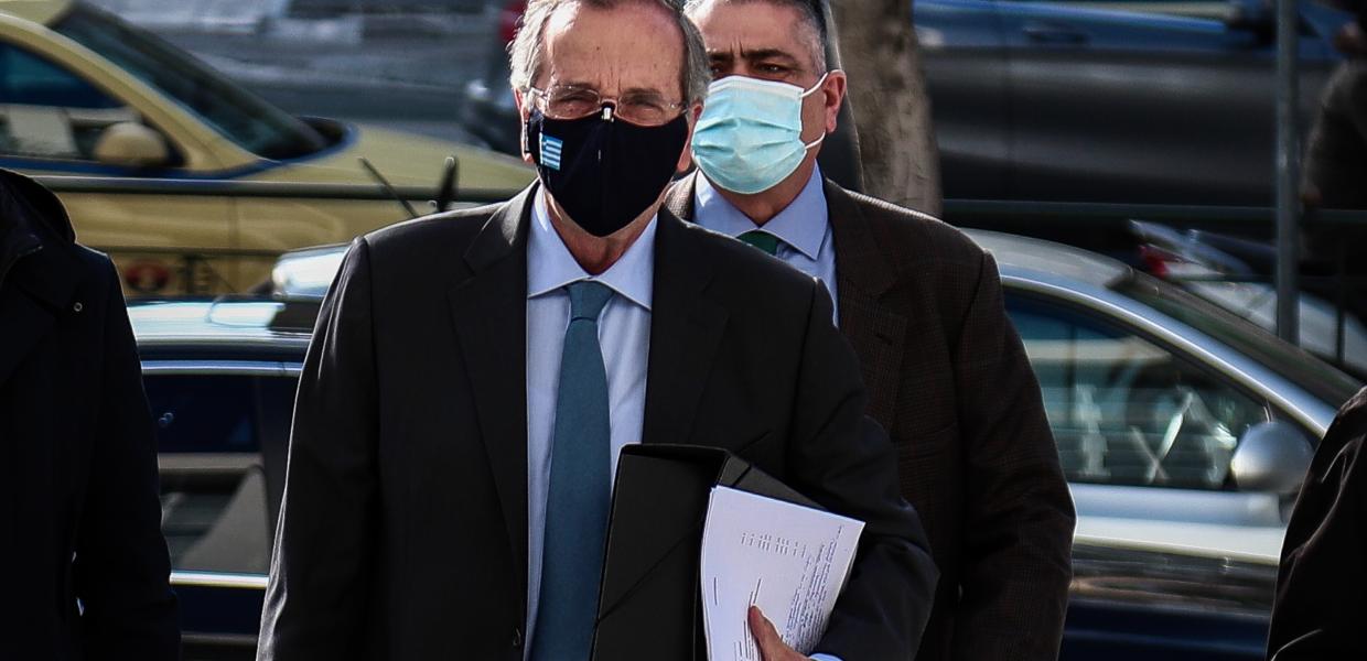 Ο Αντώνης Σαμαράς καταθέτει για το σκάνδαλο Novartis