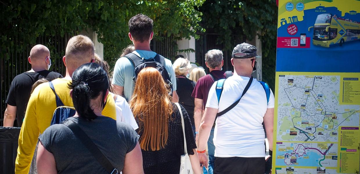 Τουρίστες στην Αθήνα