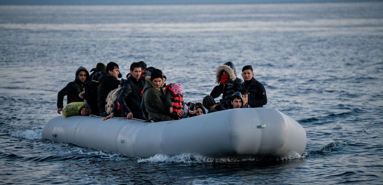 Μετανάστες με βάρκα