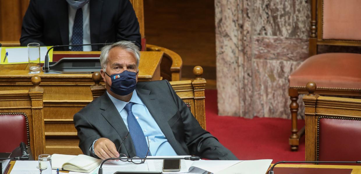 Ο Μάκης Βορίδης στη Βουλή