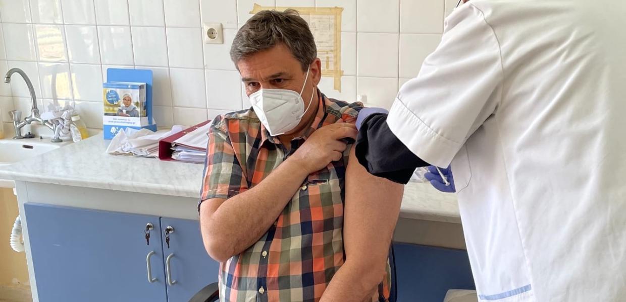Εμβολιάστηκε ο Ανδρέας Ξανθός