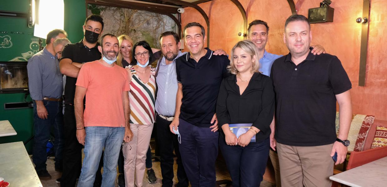 ΣΥΝΑΝΤΗΣΗ ΚΑΙ ΣΥΖΗΤΗΣΗ ΤΟΥ ΑΛΕΞΗ ΤΣΙΠΡΑ ΜΕ ΣΥΜΒΑΣΙΟΥΧΟΥΣ ΚΑΙ ΕΡΓΑΖΟΜΕΝΟΥΣ