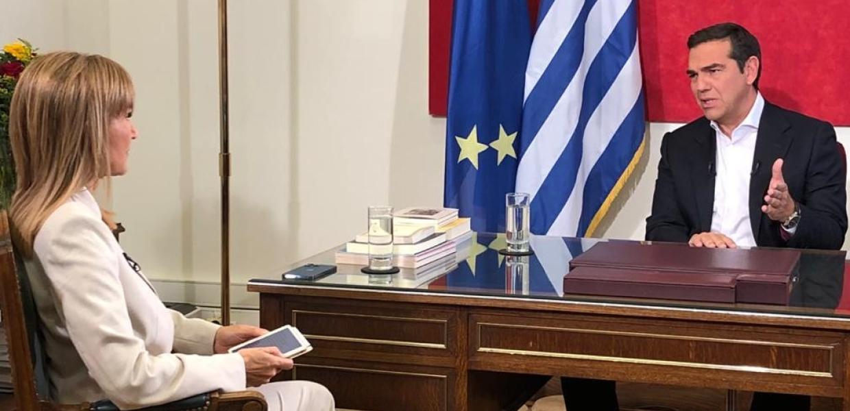 Ο Αλέξης Τσίπρας στο Star