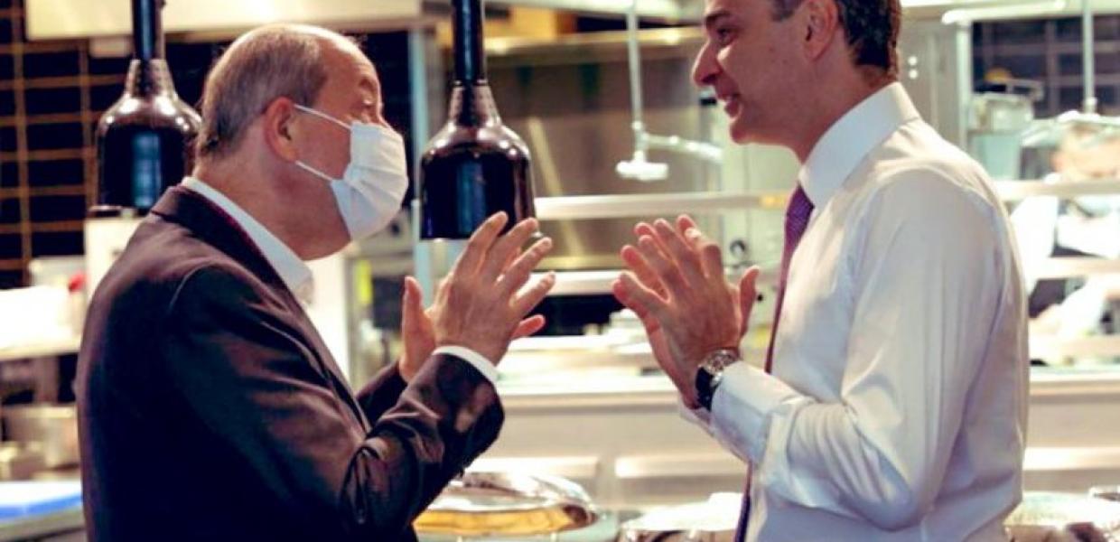 Ερσίν Τατάρ και Κυριάκος Μητσοτάκης