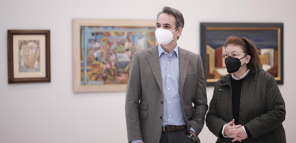 Κυριάκος Μητσοτάκης και Λίνα Μενδώνη