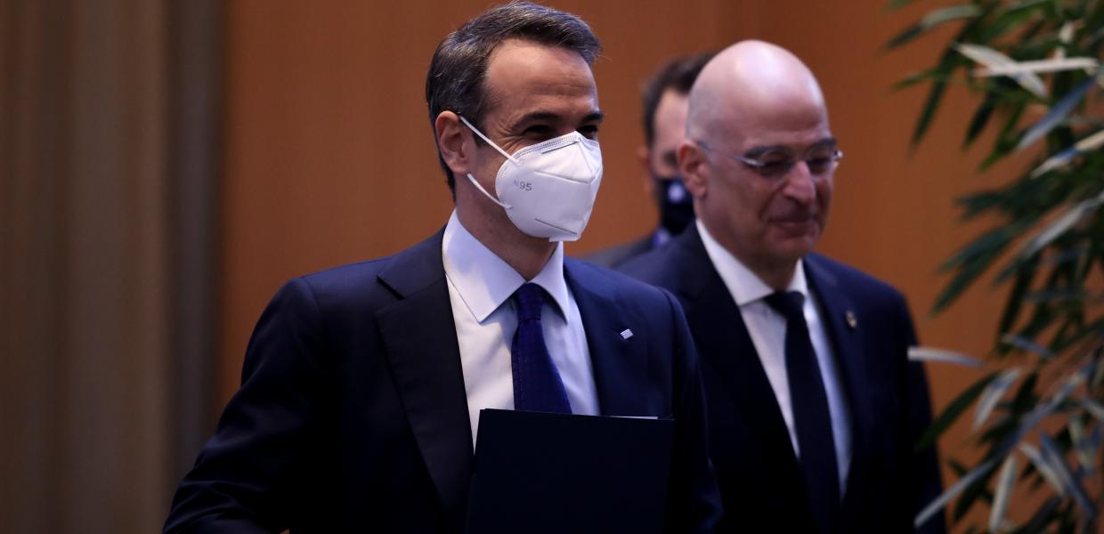 Κυριάκος Μητσοτάκης και Νίκος Δένδιας