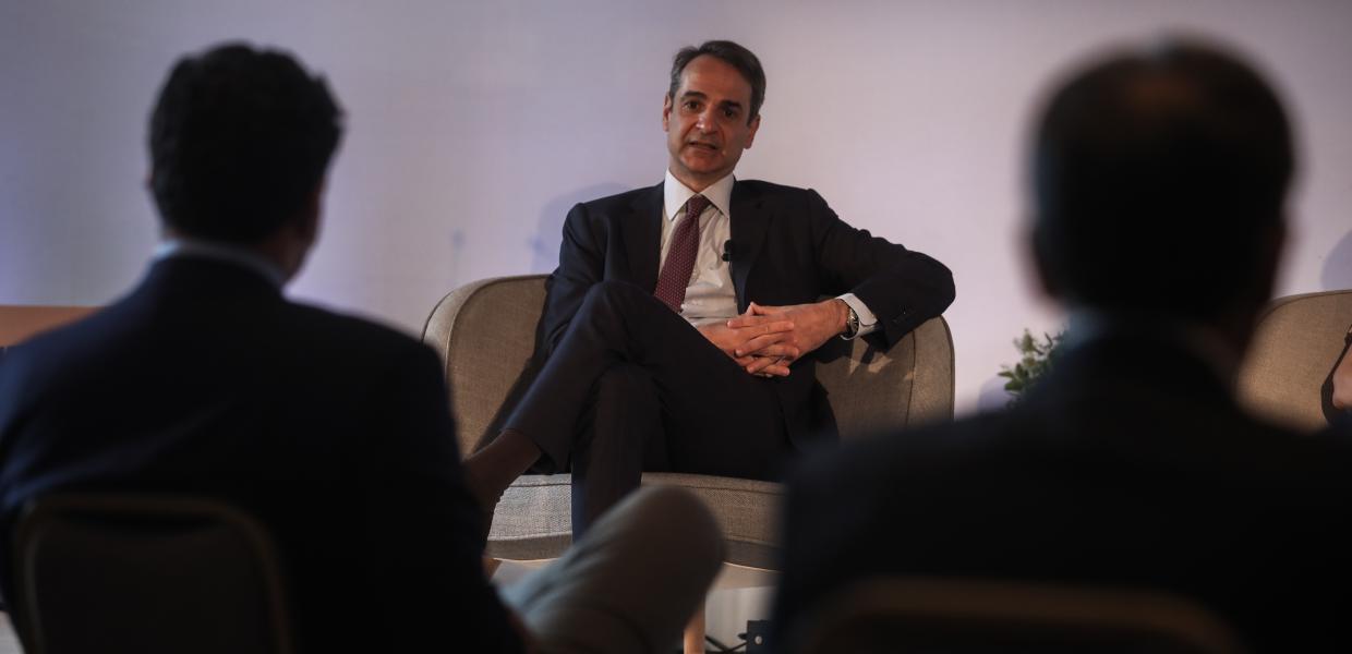 Ο Κυριάκος Μητσοτάκης σε ομιλία του σε συνέδριο για την υγεία